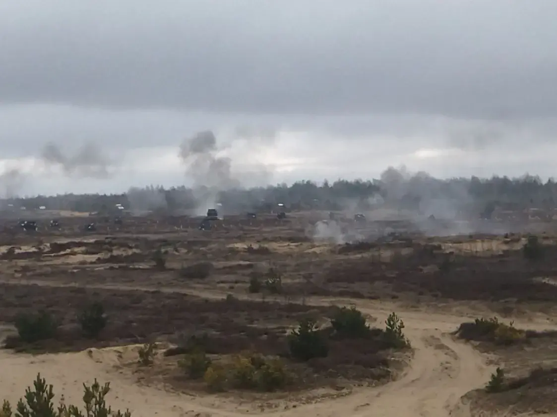 У Беларусі вайскоўцы адпрацоўвалі спыненне прарыву праз мяжу