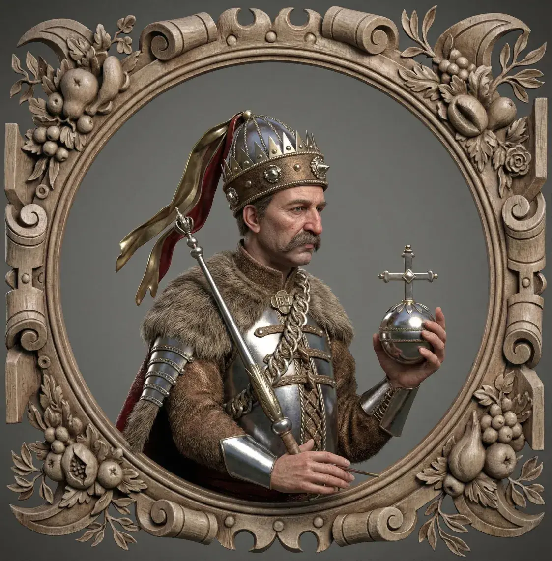 Белорус с помощью ИИ восстановил облики князей ВКЛ