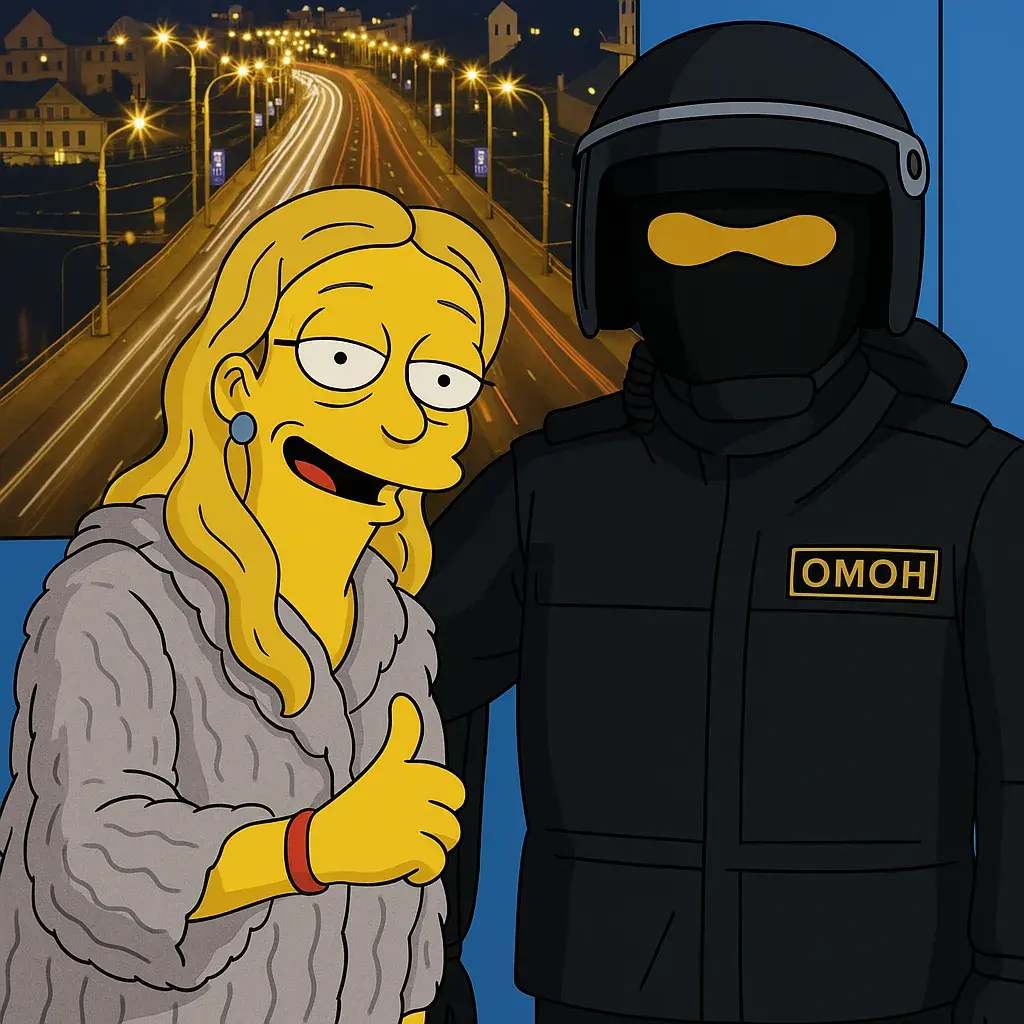 Як выглядае Беларусь у стылі "Сімпсанаў"