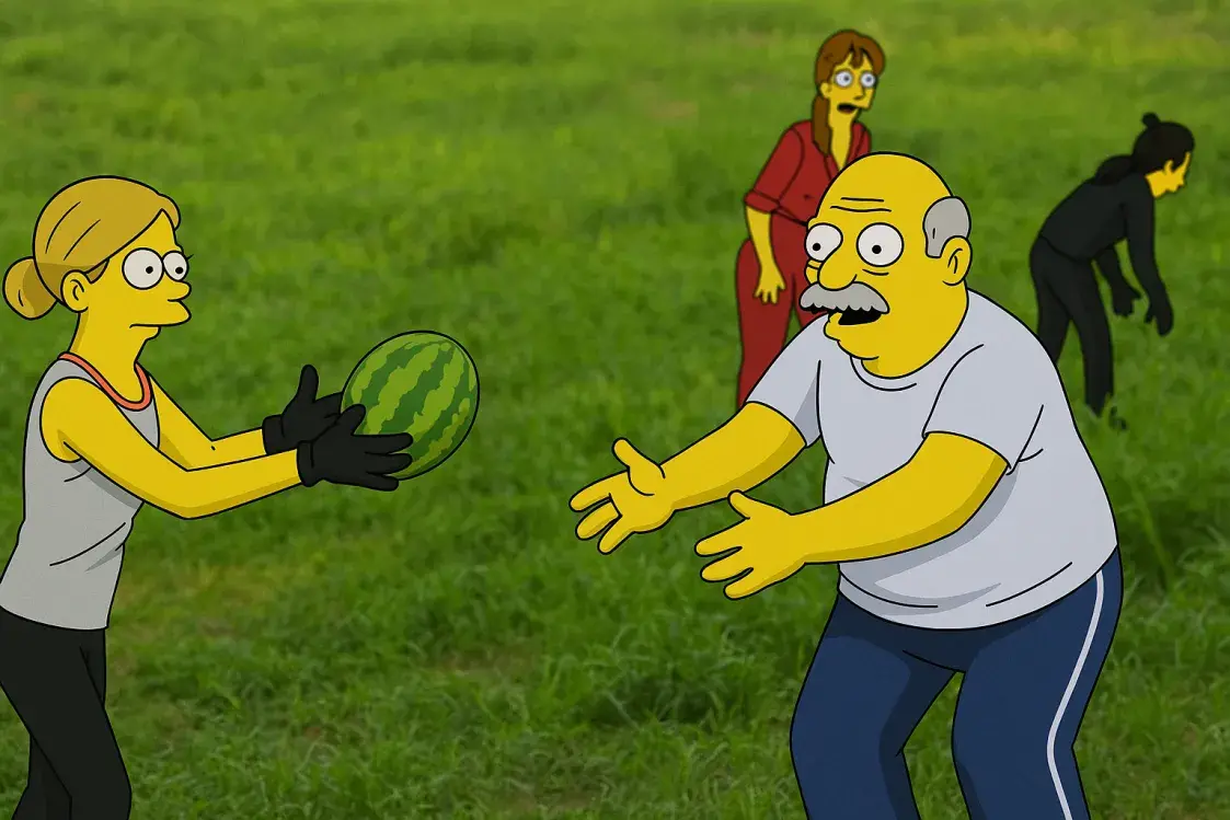 Як выглядае Беларусь у стылі "Сімпсанаў"