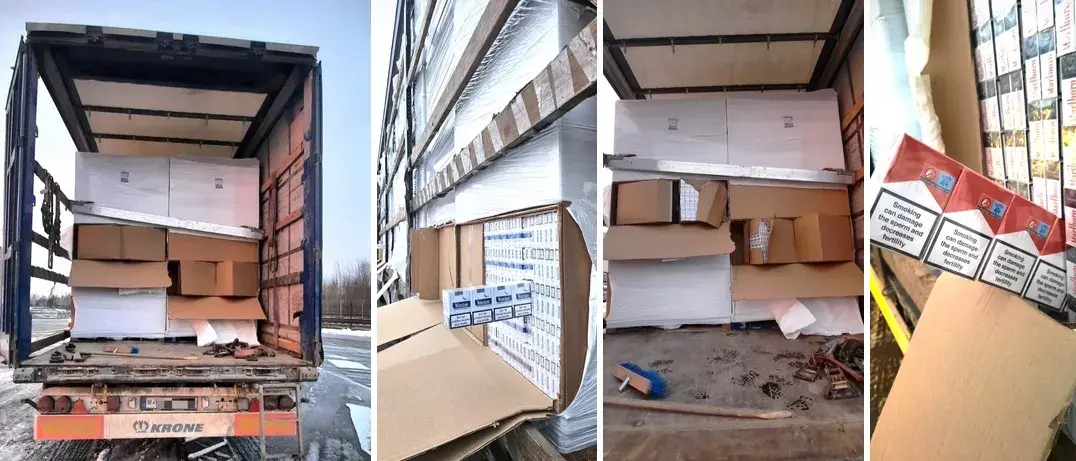 У Клайпедзе ў беларуса знайшлі кантрабанду на 2 мільёны еўра