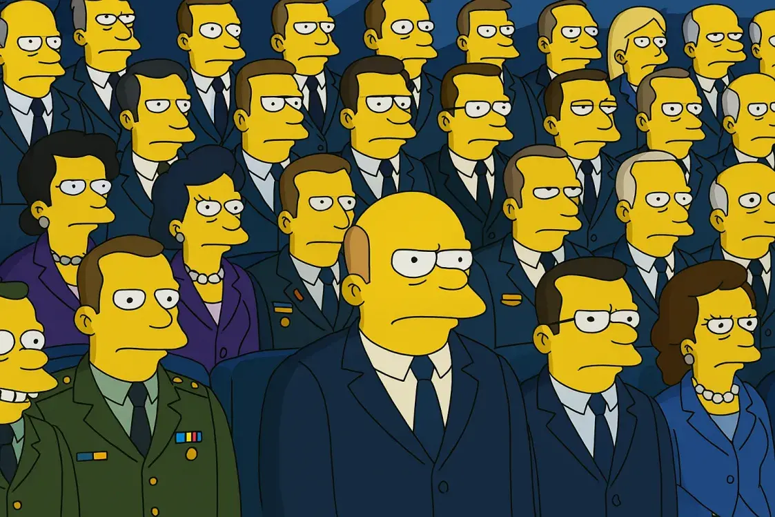 Як выглядае Беларусь у стылі "Сімпсанаў"