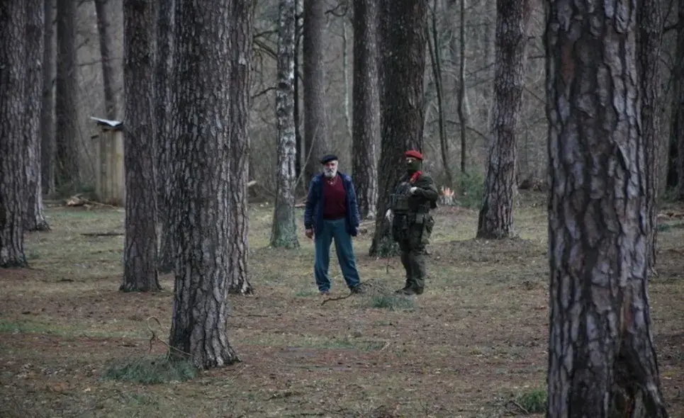 Спецназаўцы трэніравалі "народнае апалчэнне" ў Гомельскім раёне
