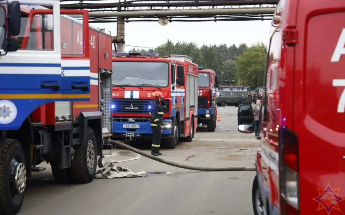 На Мінскім трактарным заводзе ліквідавалі пажар