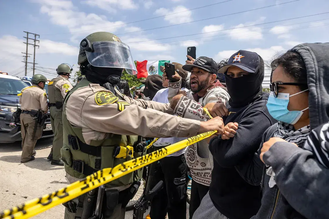 Протесты в США