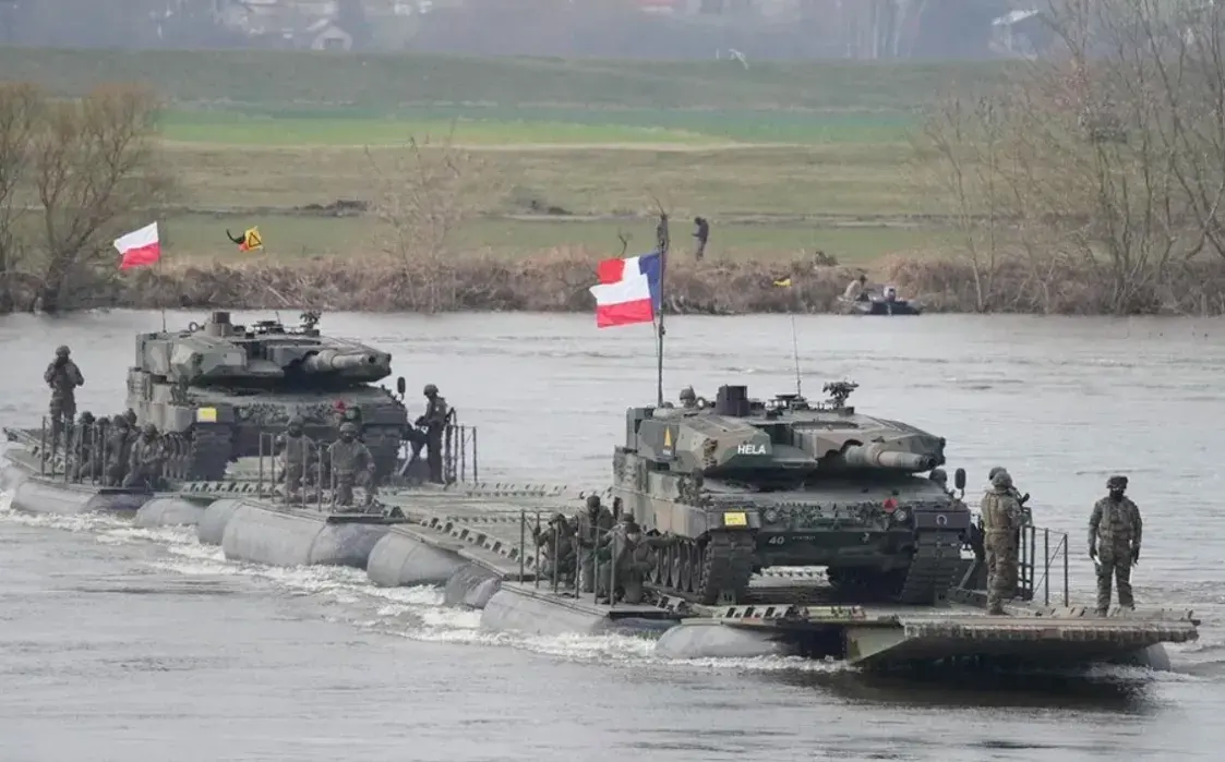 У Польшчы на вучэннях войскі NATO фарсіравалі раку Віслу