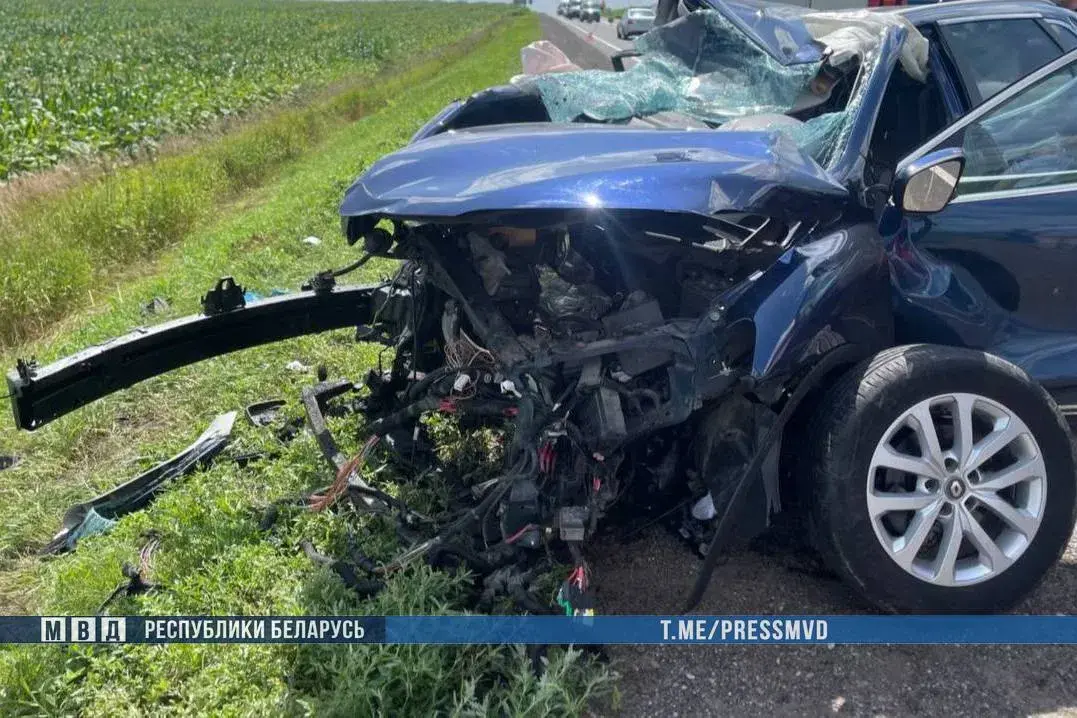 У страшнай аварыі на Гомельшчыне адзін чалавек загінуў, сем трапілі ў шпіталь
