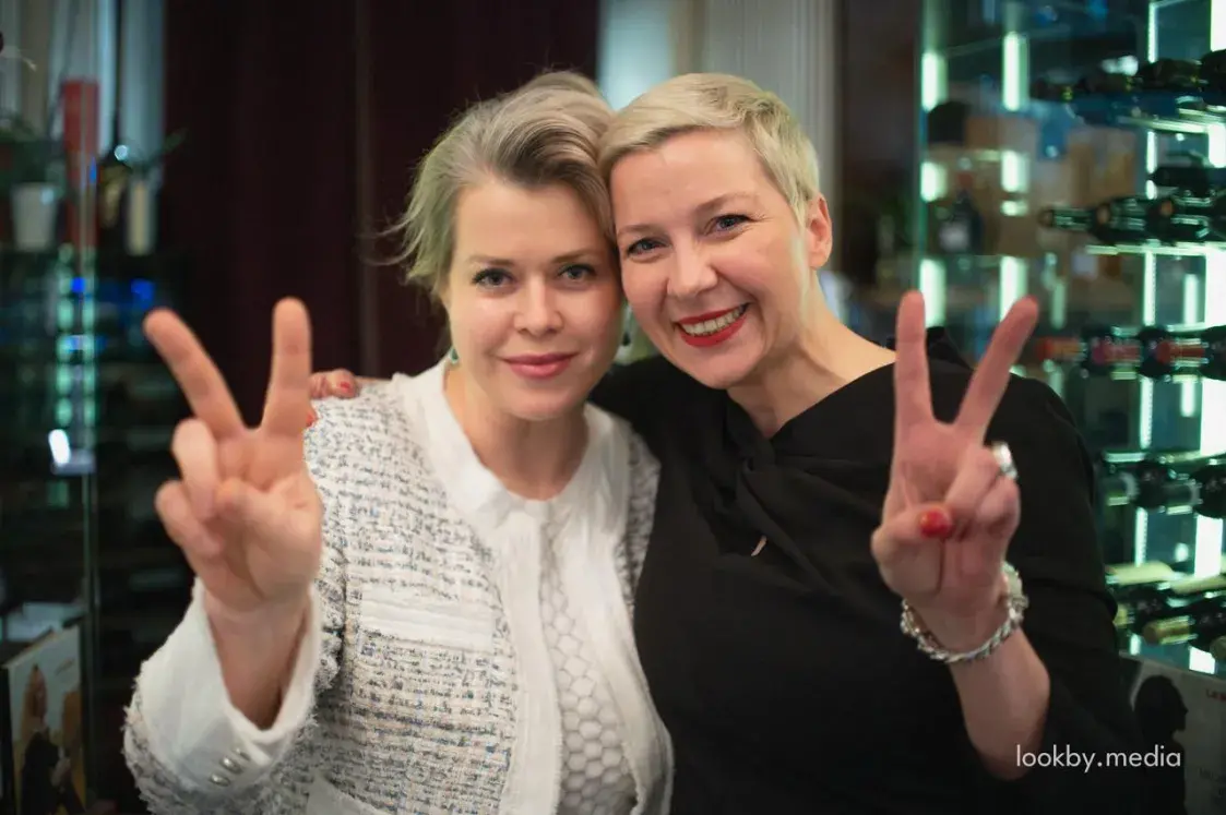 Марыя Калеснікава сустрэлася з Веранікай Цапкала