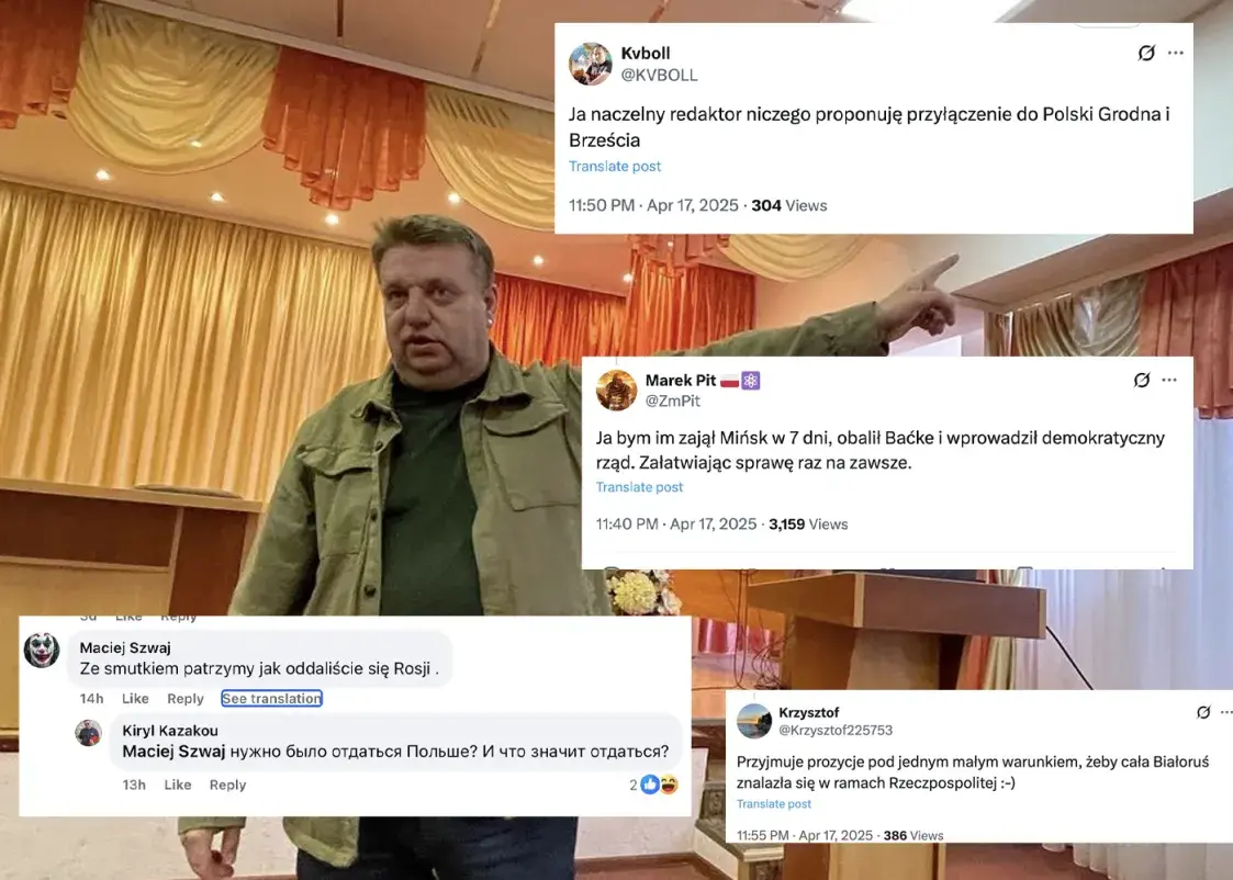 Беларускі прапагандыст раззлаваў палякаў