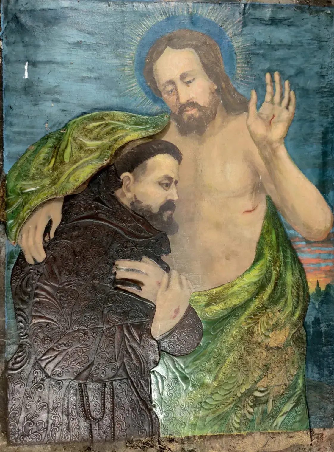 На Глыбоччыне знайшлі абраз, які рэстаўраваў Язэп Драздовіч