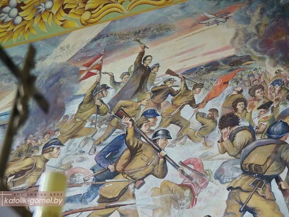 В Варшаве осудили уничтожение фрески в белорусском костеле