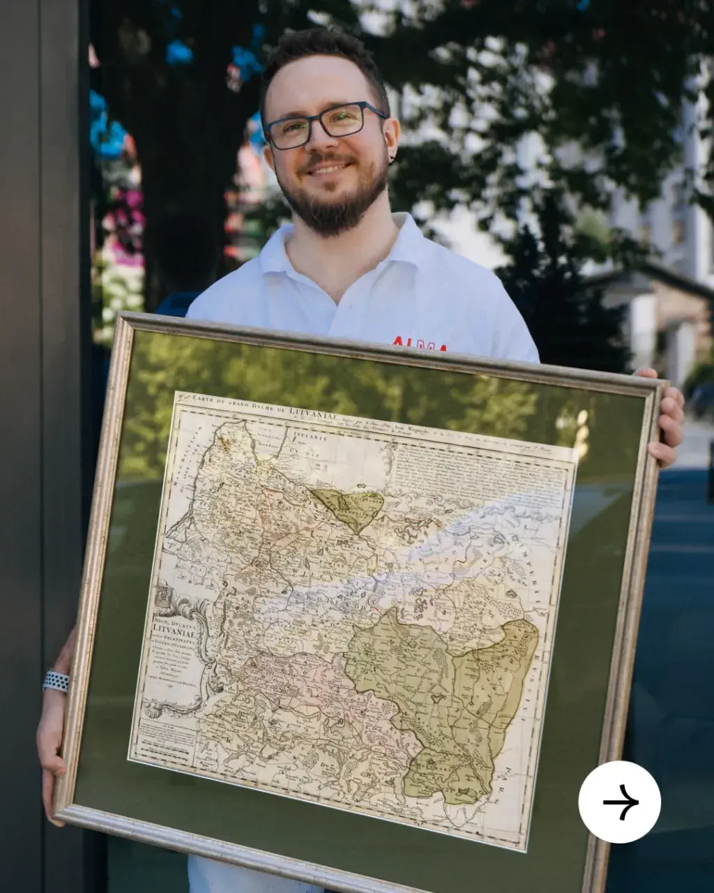 Ініцыятыва MALDZIS выкупіла карту ВКЛ Яна Няпрэцкага