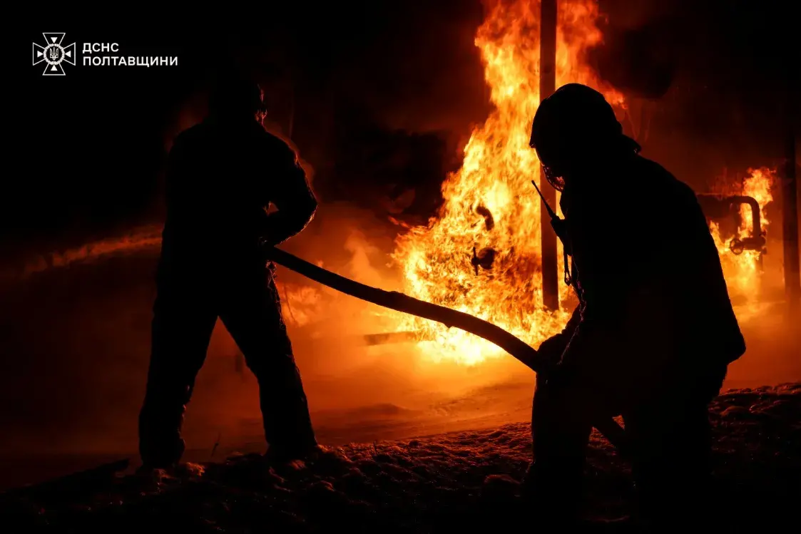 Каля 20 тысяч спажыўцоў Палтаўшчыны засталіся без святла пасля расійскай атакі