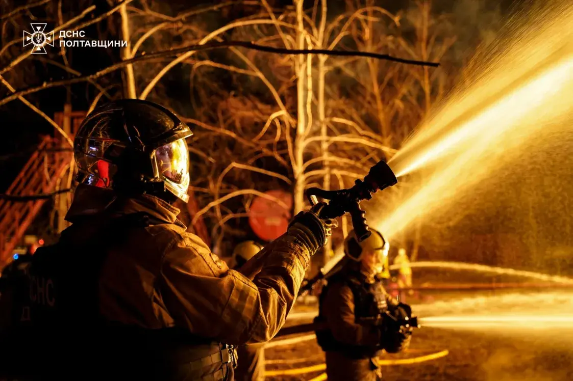 Каля 20 тысяч спажыўцоў Палтаўшчыны засталіся без святла пасля расійскай атакі