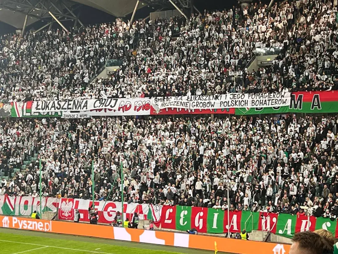 "Лукашэнка! — Цо? — Ты курво!": як мінскае "Дынама" гуляла ў Варшаве