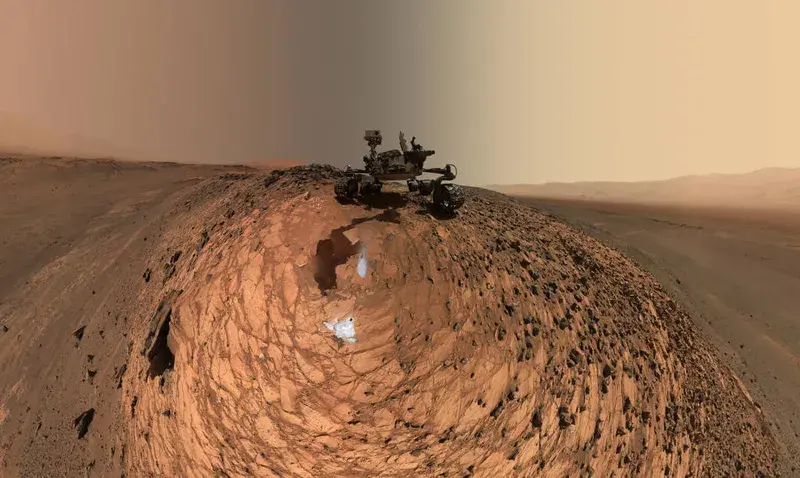 Curiosity зрабіў панараму дзюнаў Марса (фота)