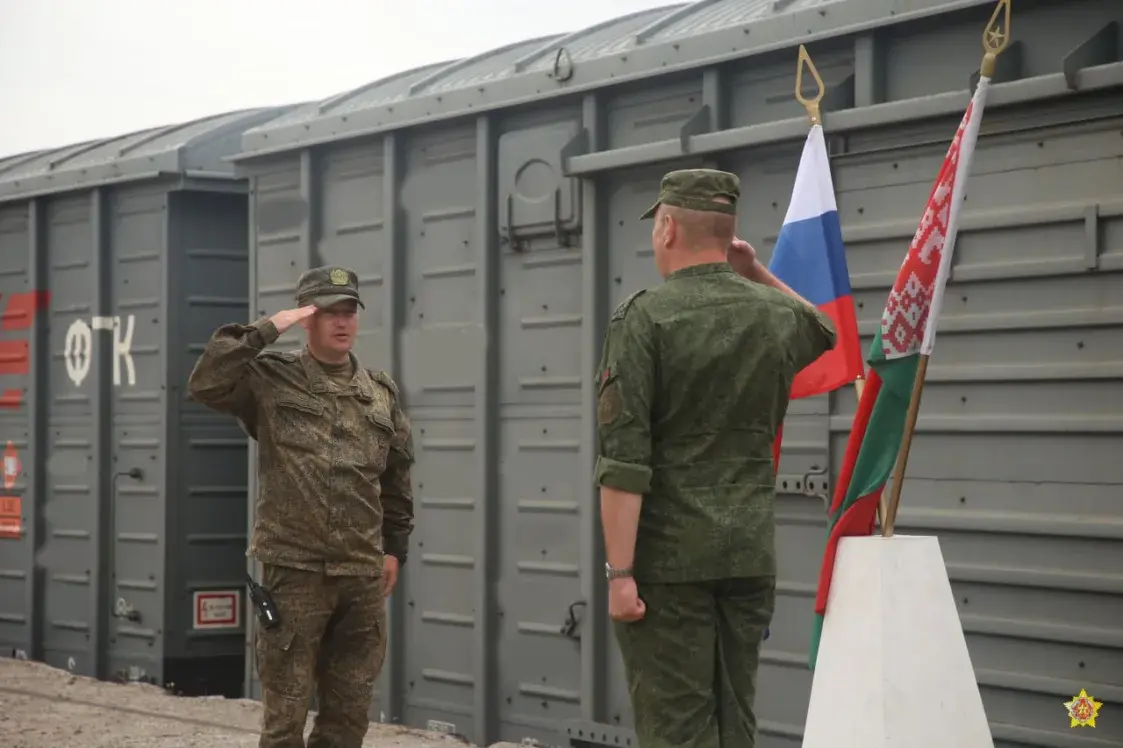 Першы расійскі эшалон для вучэнняў "Захад-2025" прыбыў у Беларусь