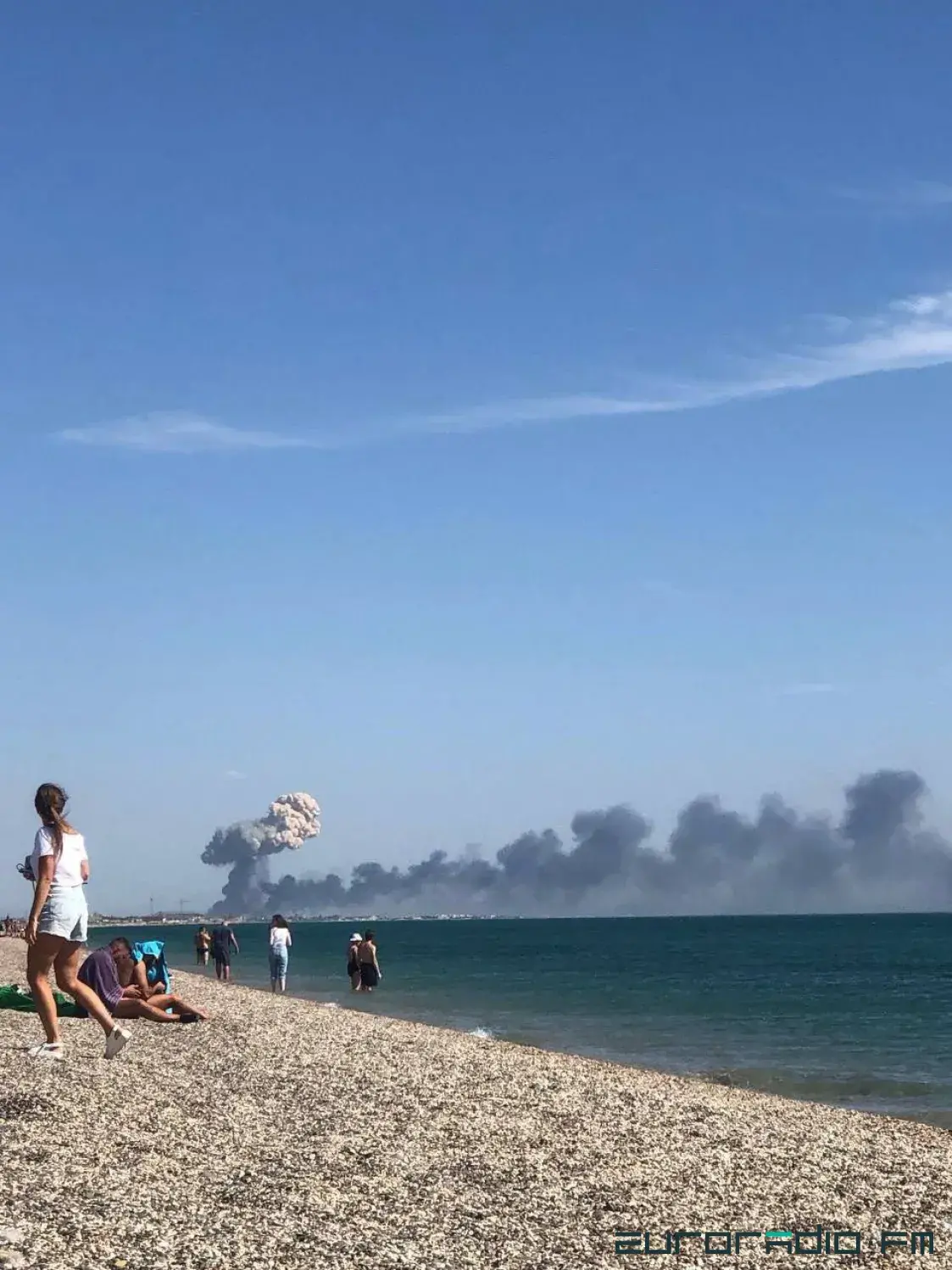 У Крыме адбылося некалькі выбухаў каля вайсковага аэрадрома Навафёдараўка