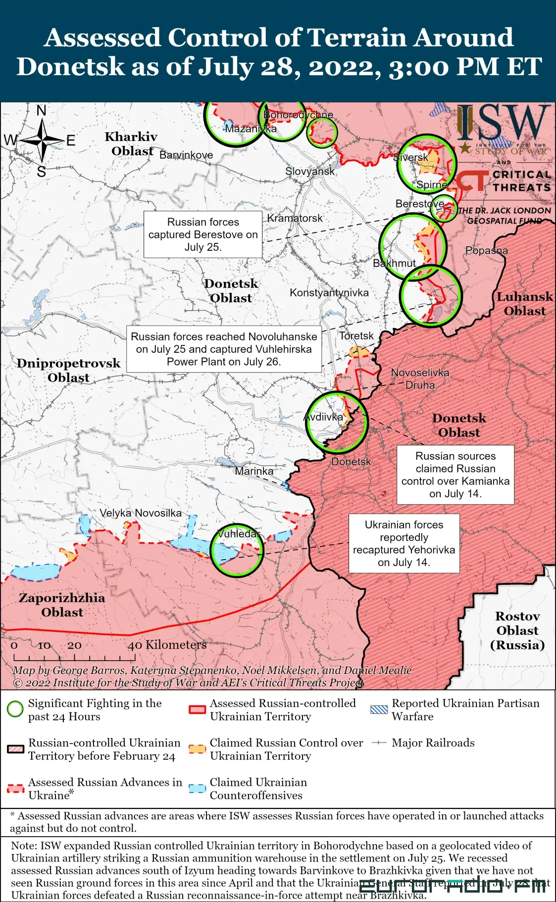  Бои на подступах к Бахмуту и обстрел Харькова — 156-е утро войны в Украине