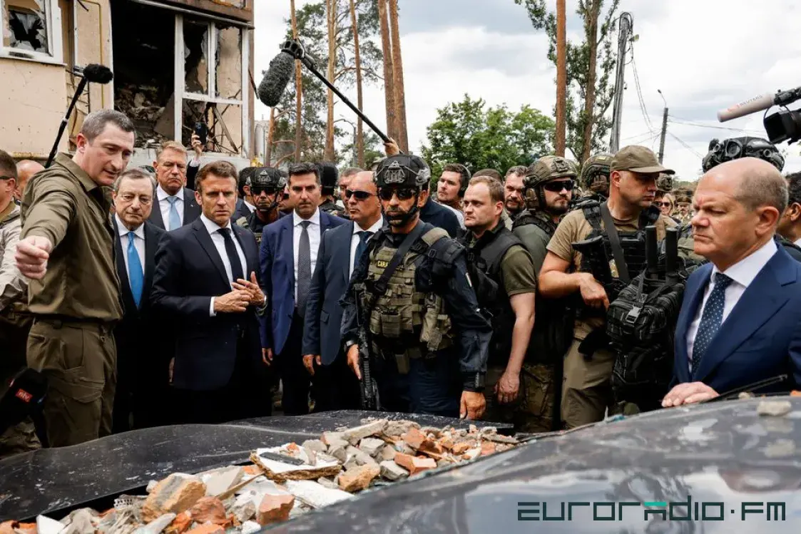 Калі лідары краін ЕС прыехалі ў Кіеў, загучалі сірэны паветранай трывогі