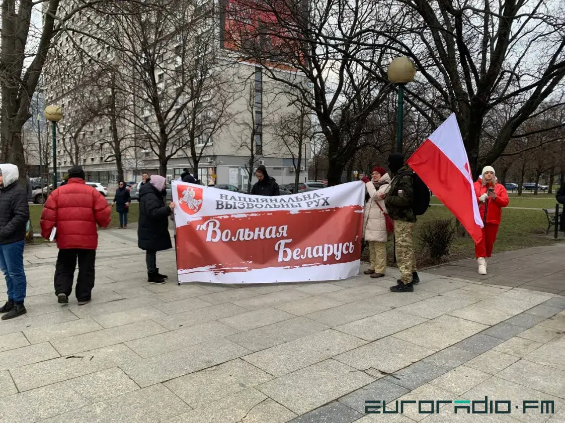 У Варшаве прайшла акцыя беларуска-украінскай салідарнасці 