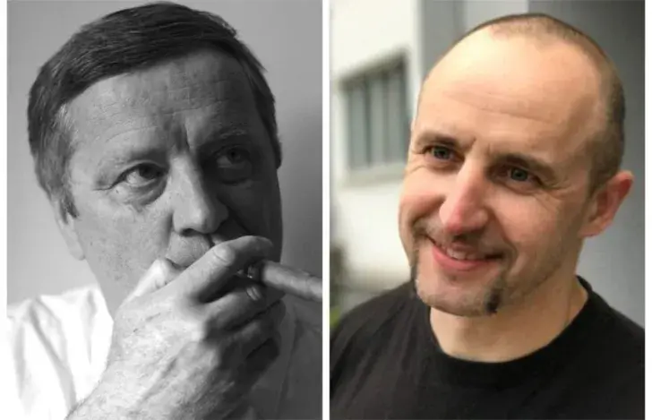 Вацлаў Багдановіч і Алесь Яўдаха
