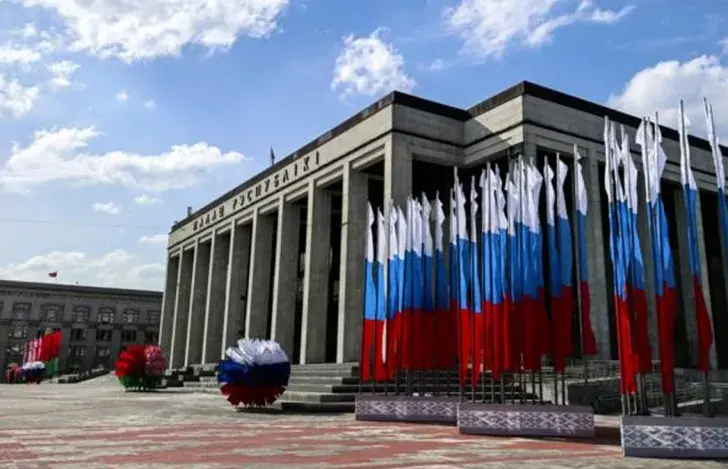 Расійскія трыкалоры ў Мінску
