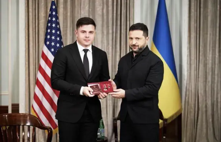 Уладзімір Зяленскі і Юрый Арашыдзэ
