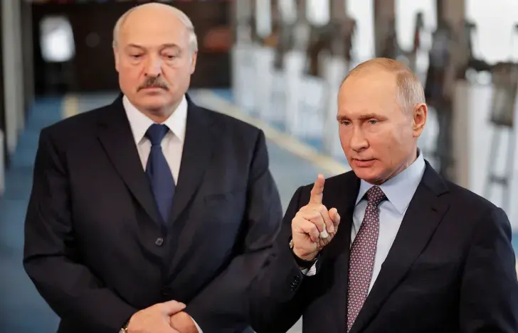 Лукашэнка і Пуцін у 2019-м
