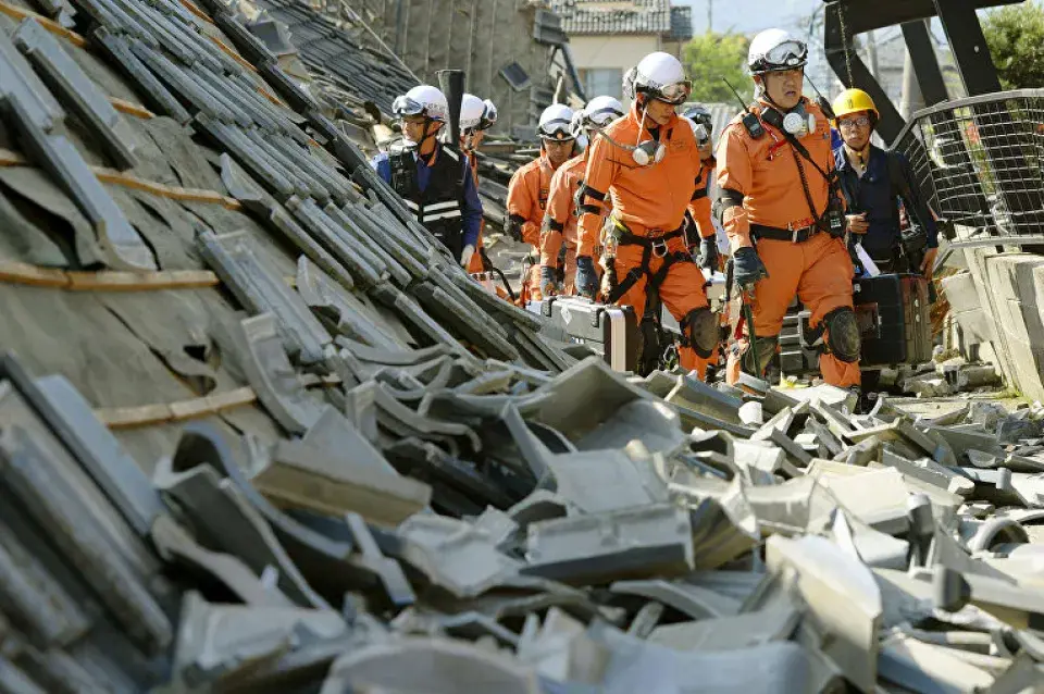 Ахвярамі серыі землятрусаў у Японіі сталі 37 чалавек
