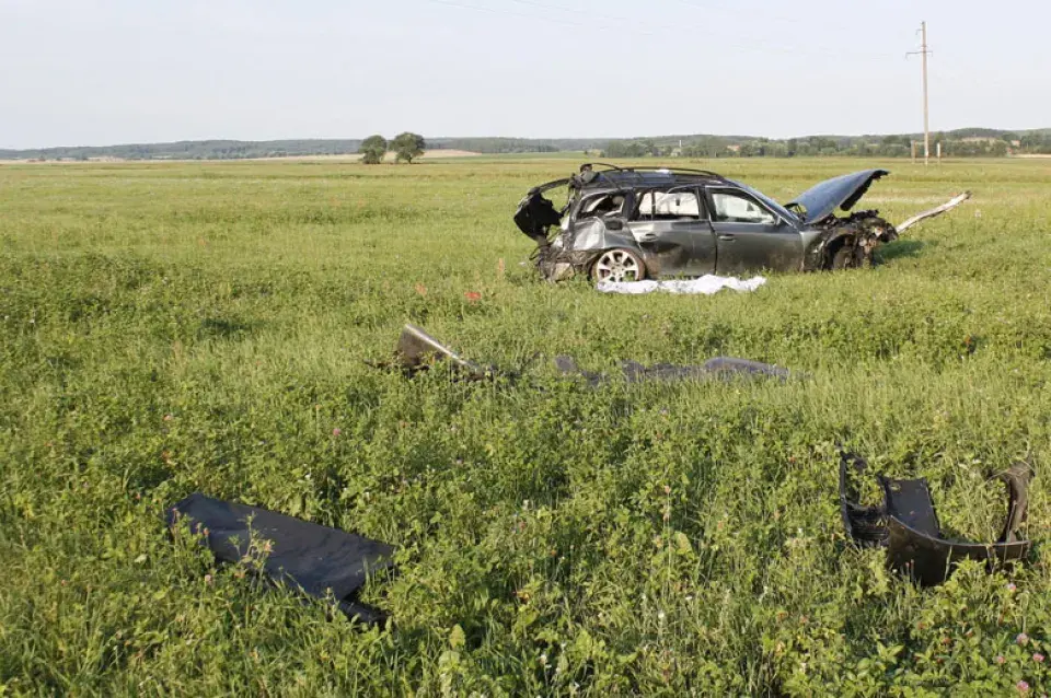 Пад Бераставіцай у аўтааварыі з БМВ загінулі два чалавекі