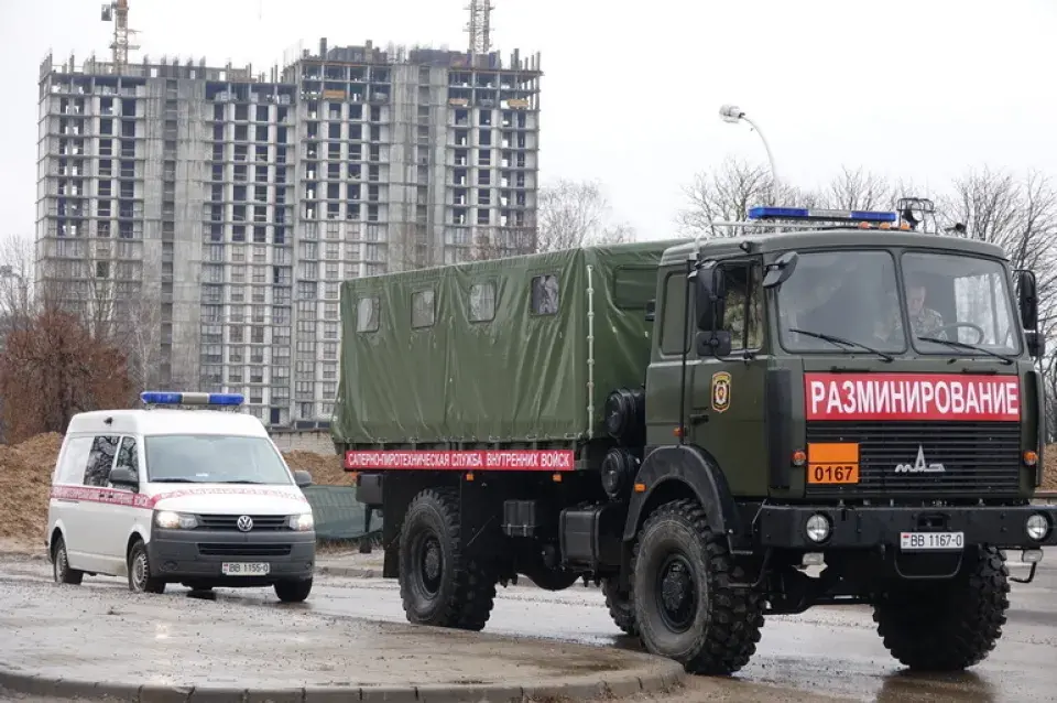 У раёне былога аэрапорта “Мінск-1” знайшлі 100-кілаграмовую бомбу