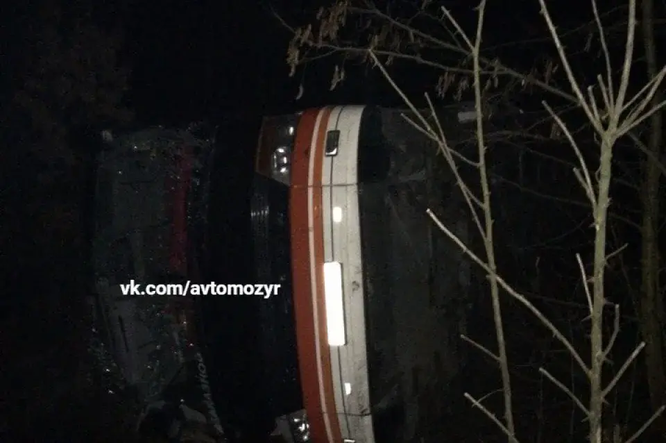 Ва Украіне перакуліўся аўтобус з беларусамі