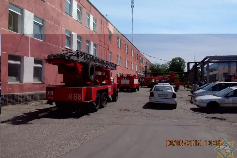 20 чалавек эвакуявалі на пажары ў Наваполацку