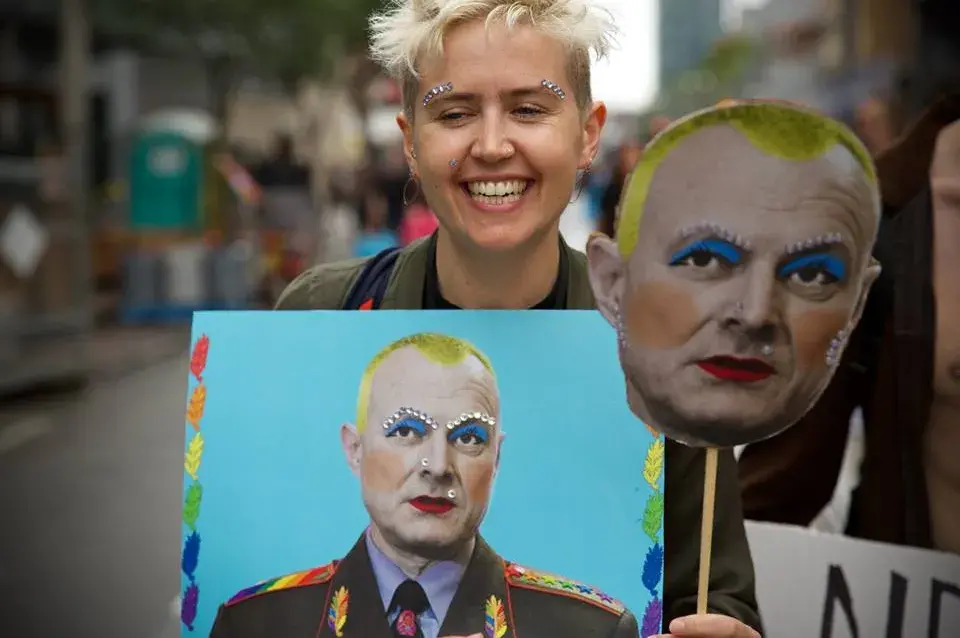 Міністр Шуневіч стаў героем гей-прайду ў Таронта 