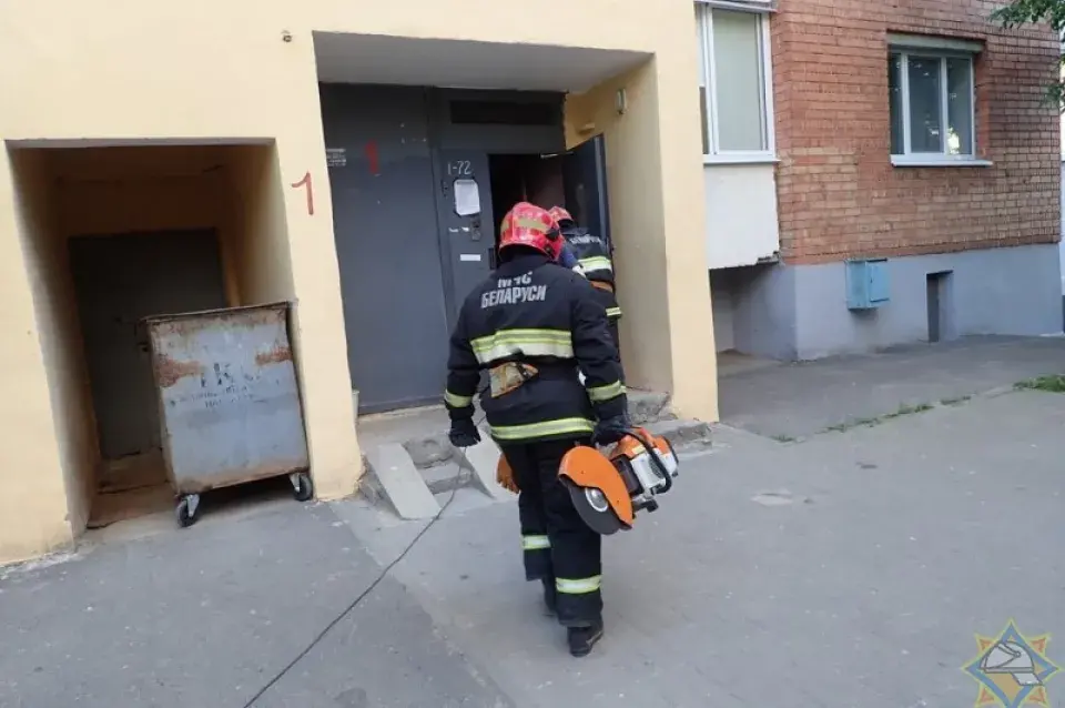 Пяць чалавек эвакуявалі на пажары ў Віцебску