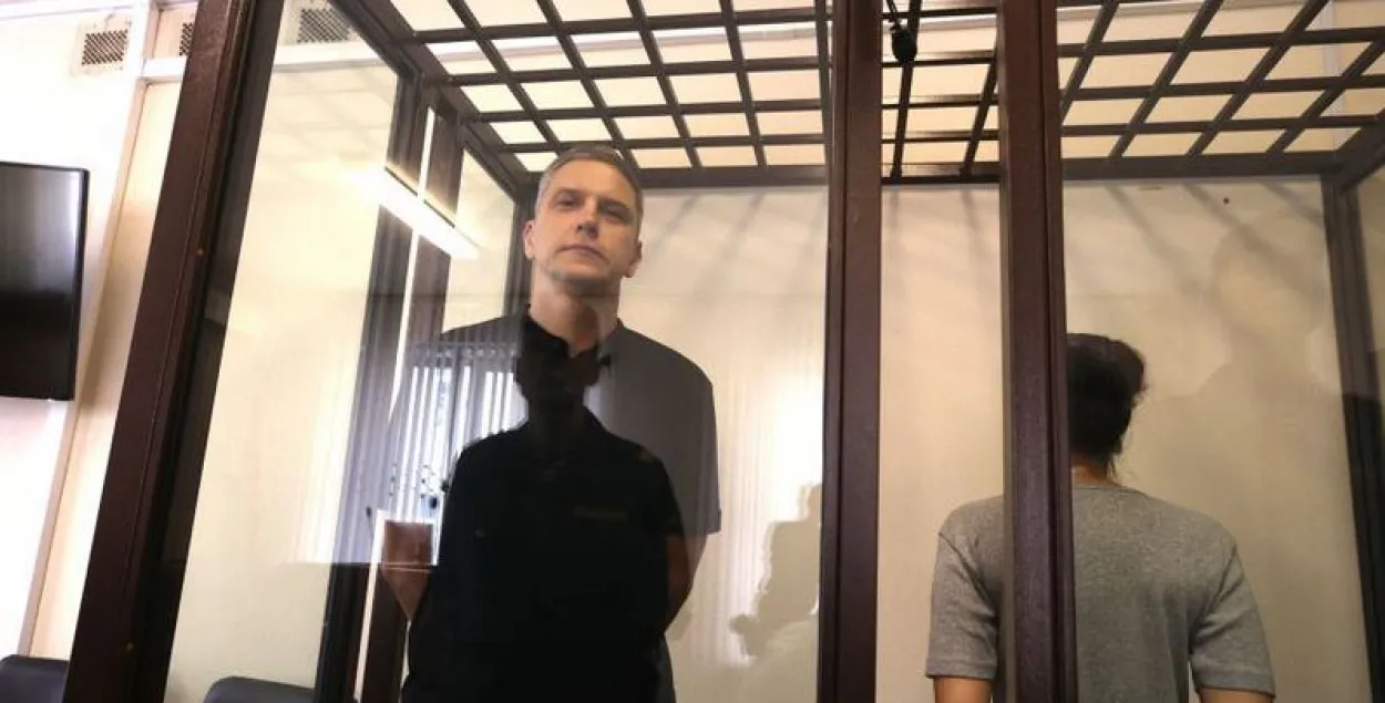 Павел Можейко и Юлия Юргилевич в суде / Белта