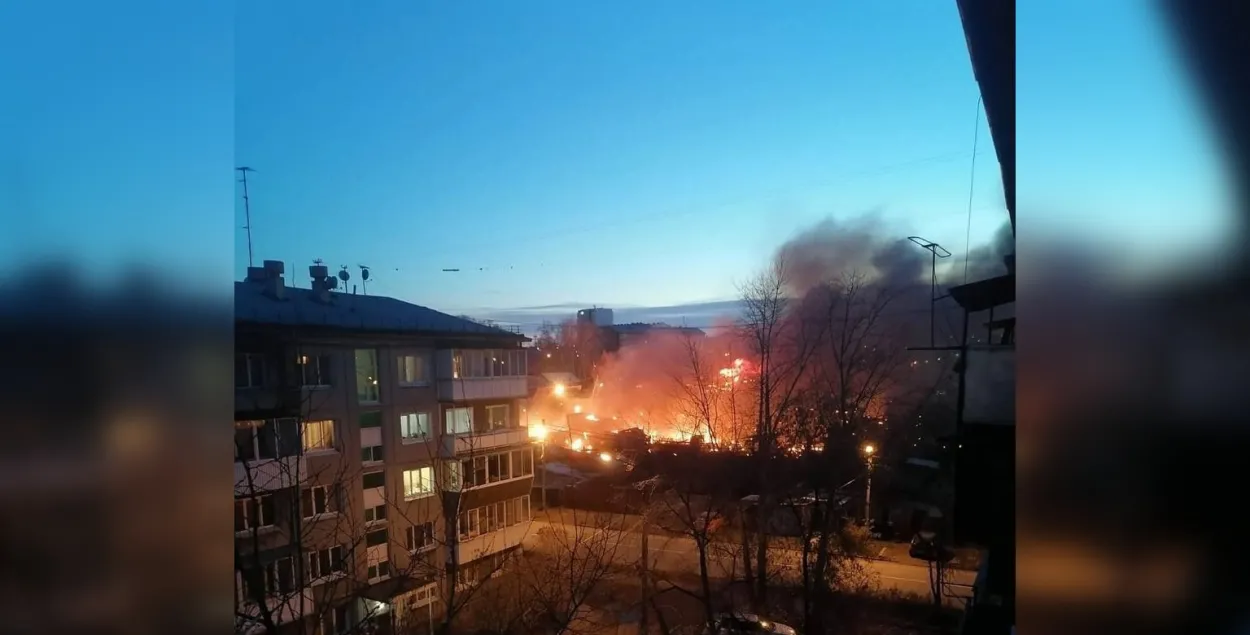 Месца падзення самалёту
