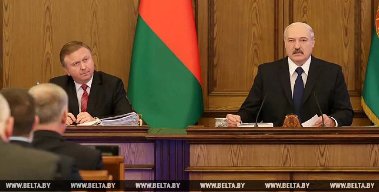 Андрей Кобяков и Александр Лукашенко. Фото: БЕЛТА​