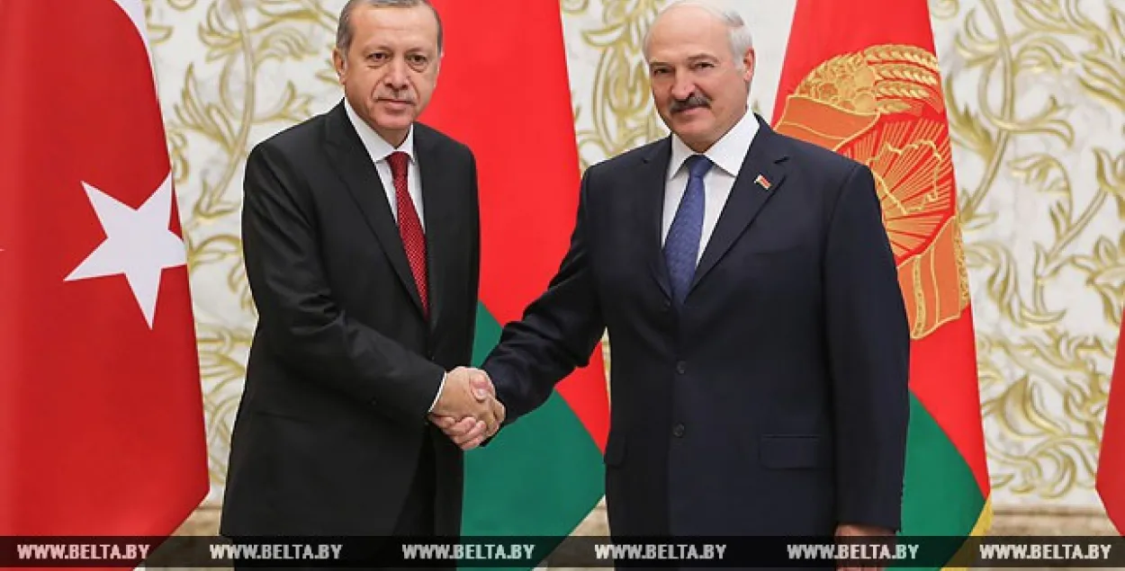 Эрдаган заявіў, што тавараабарот Турцыі з Беларуссю ўдасца падняць да $1 млрд