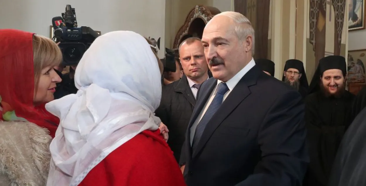 Лукашенко в храме / БЕЛТА