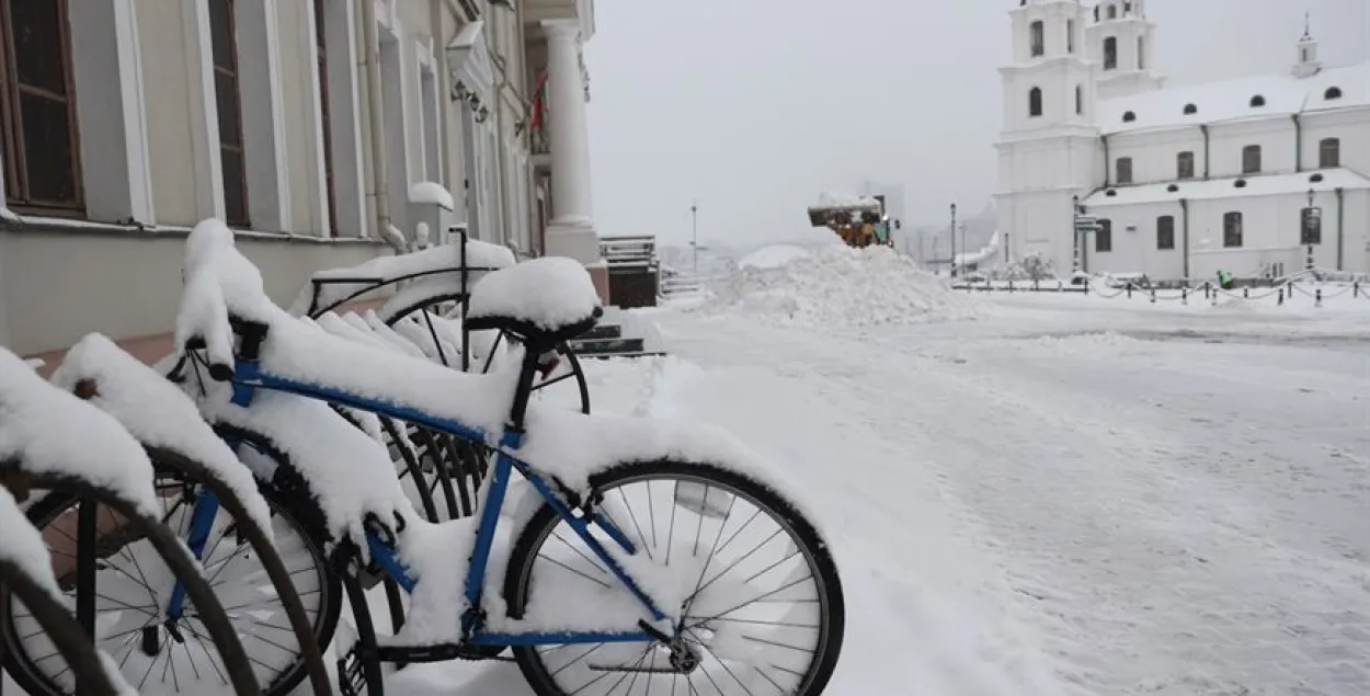 У суботу ў Беларусі чакаецца да -6 градусаў, снег