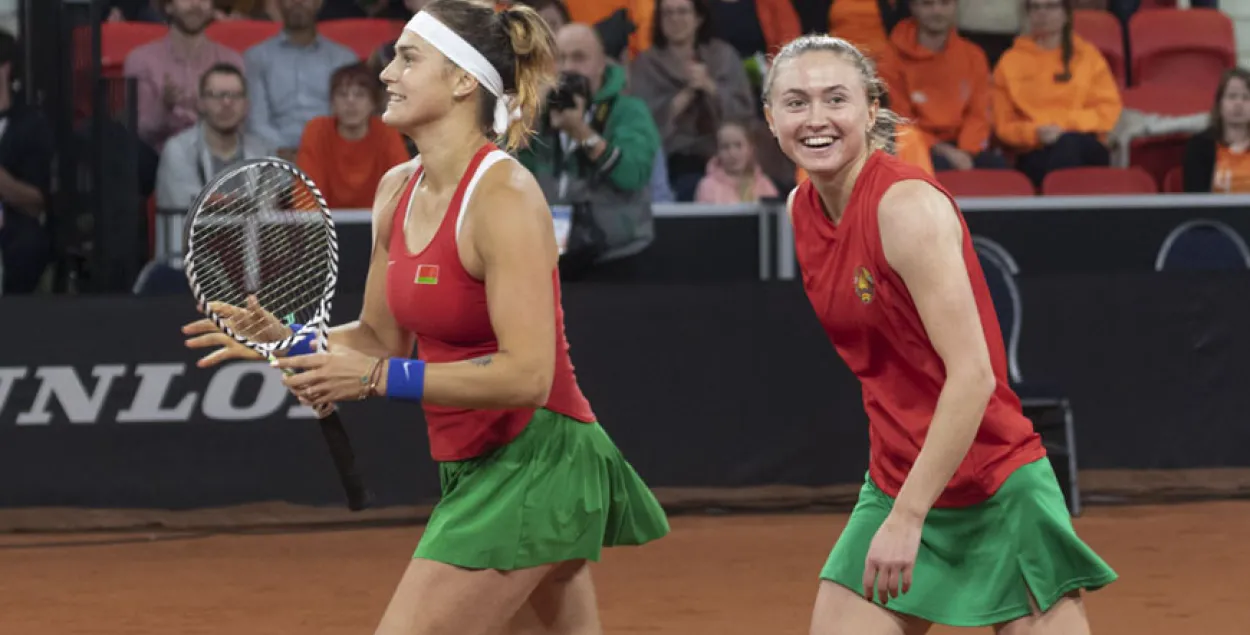 Сборная Беларуси пробилась в финал Кубка федераций по теннису