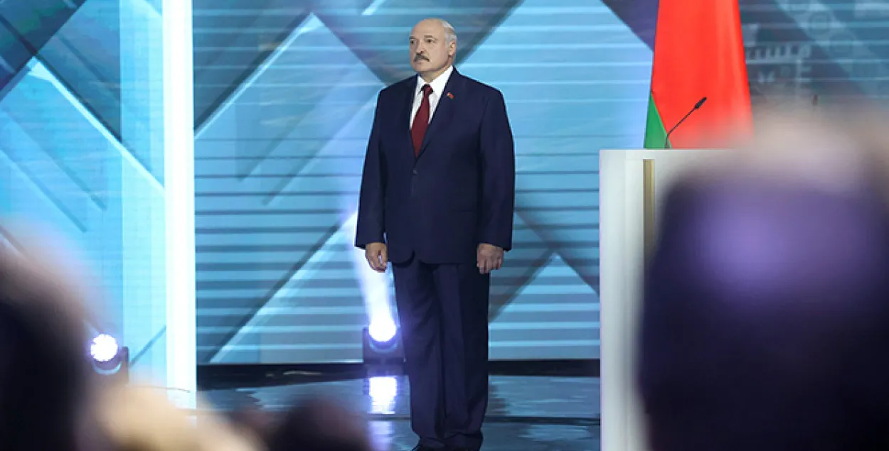 Александр Лукашенко во время послания 4 августа 2020-го / president.gov.by​