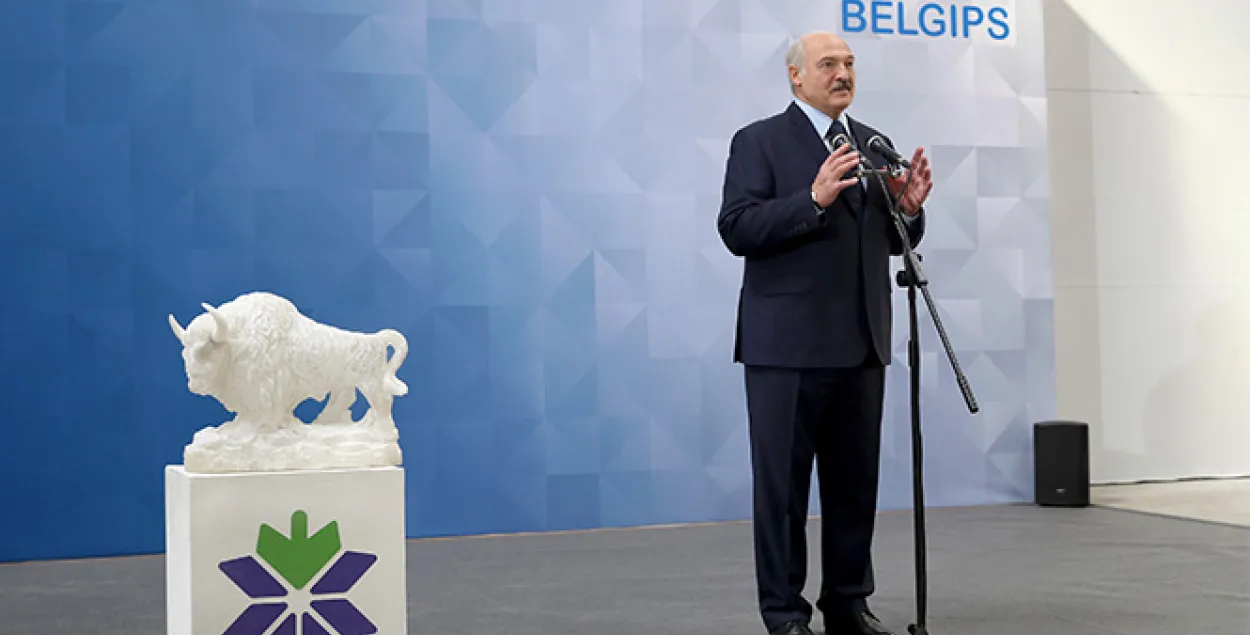 Александр Лукашенко и маленький зубр / president.gov.by​