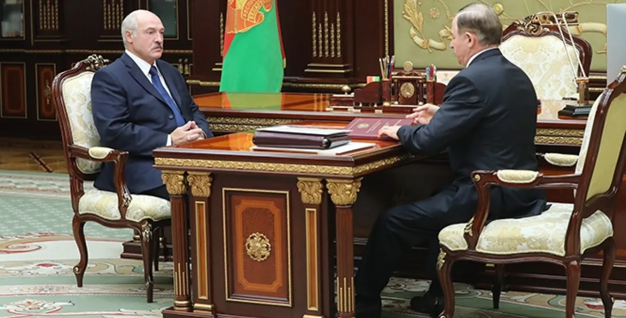 Александр Лукашенко и Виктор Шейман. Фото: http://president.gov.by