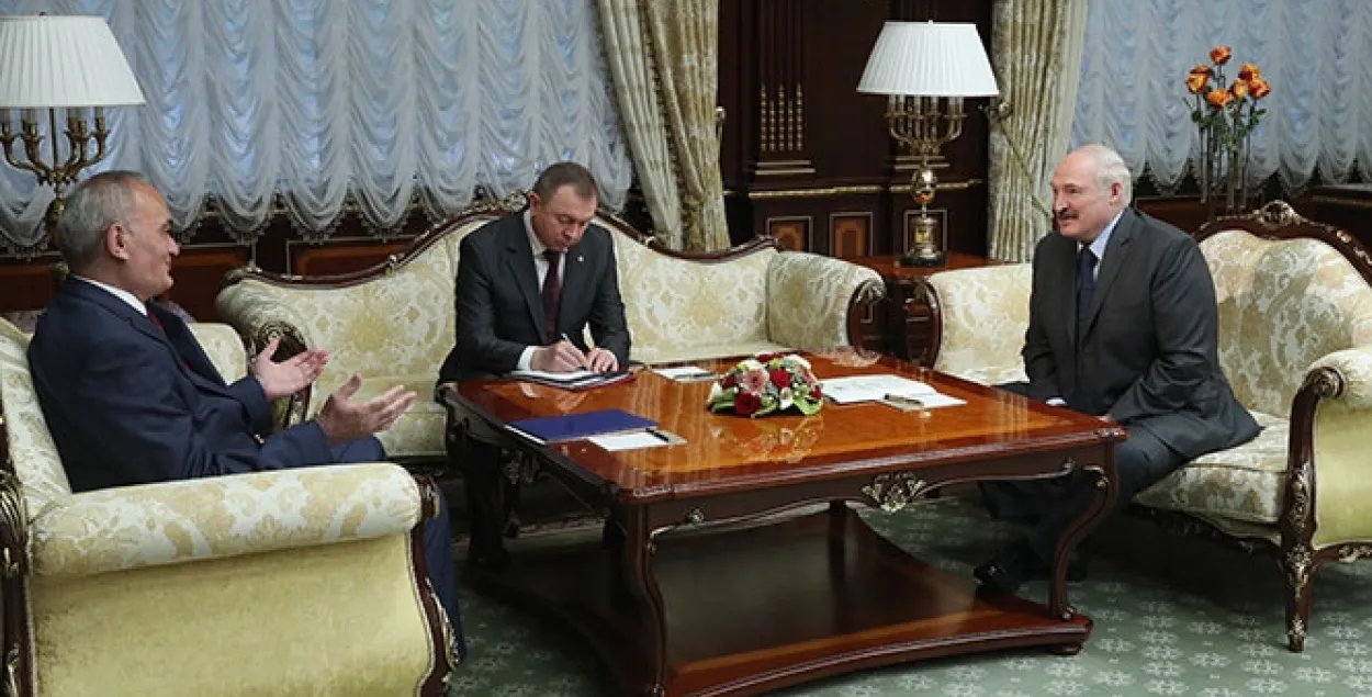 Велько Ковачевич, Владимир Макей и Александр Лукашенко / president.gov.by​