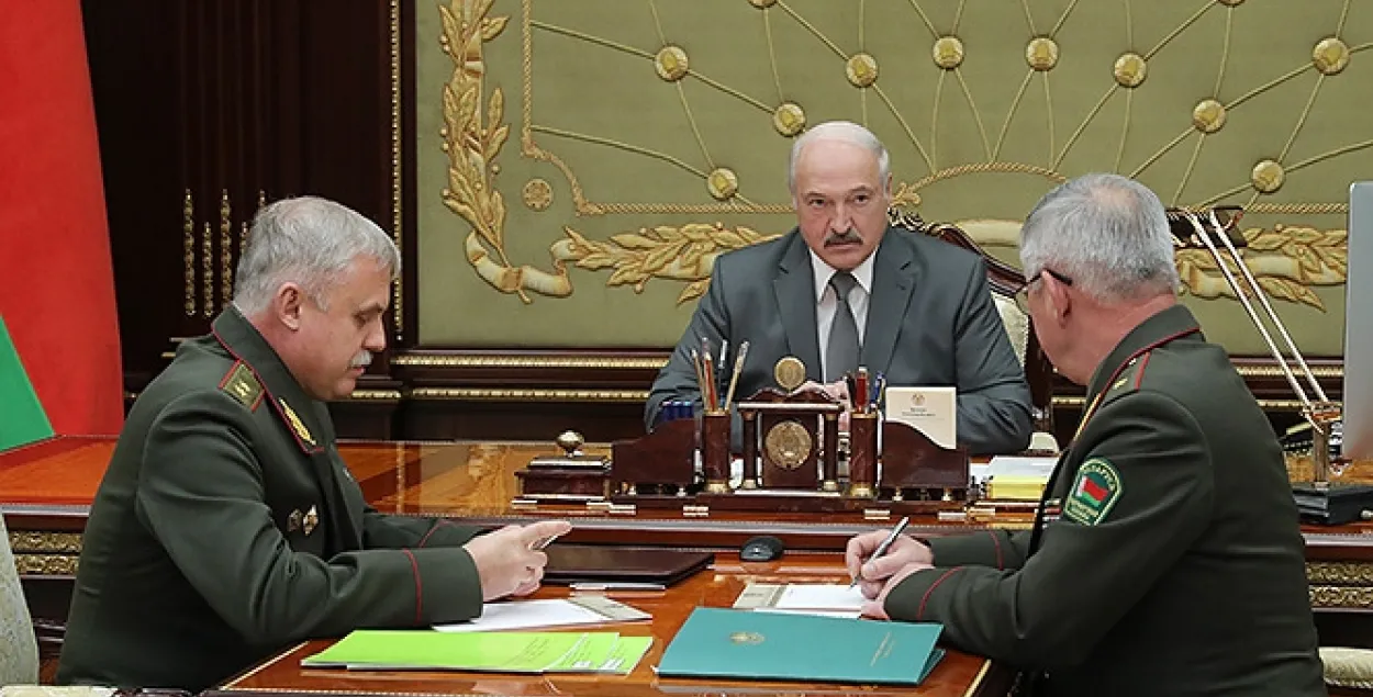 Станислав Зась, Александр Лукашенко и Анатолий Лаппо / president.gov.by