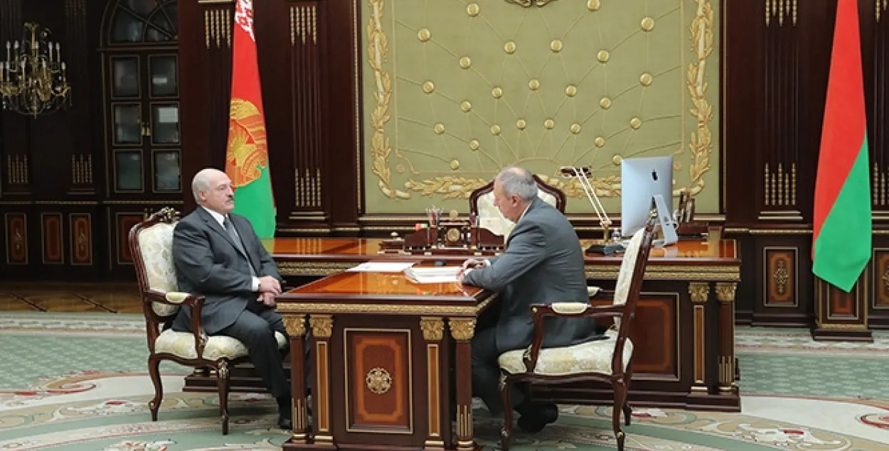 Александр Лукашенко и Сергей Румас. http://president.gov.by​