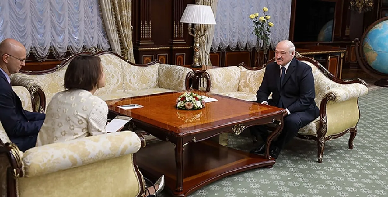 Фионна Гибб и Александр Лукашенко&nbsp;/ president.gov.by